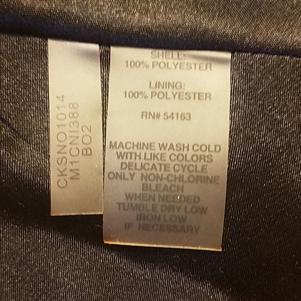 NWOT Calvin Klein skirt w/mini-giraffe-type print - Picture 4 of 5